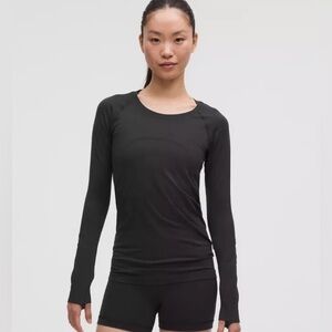 Lululemon Swiftly Black Long Sleeve Size 6